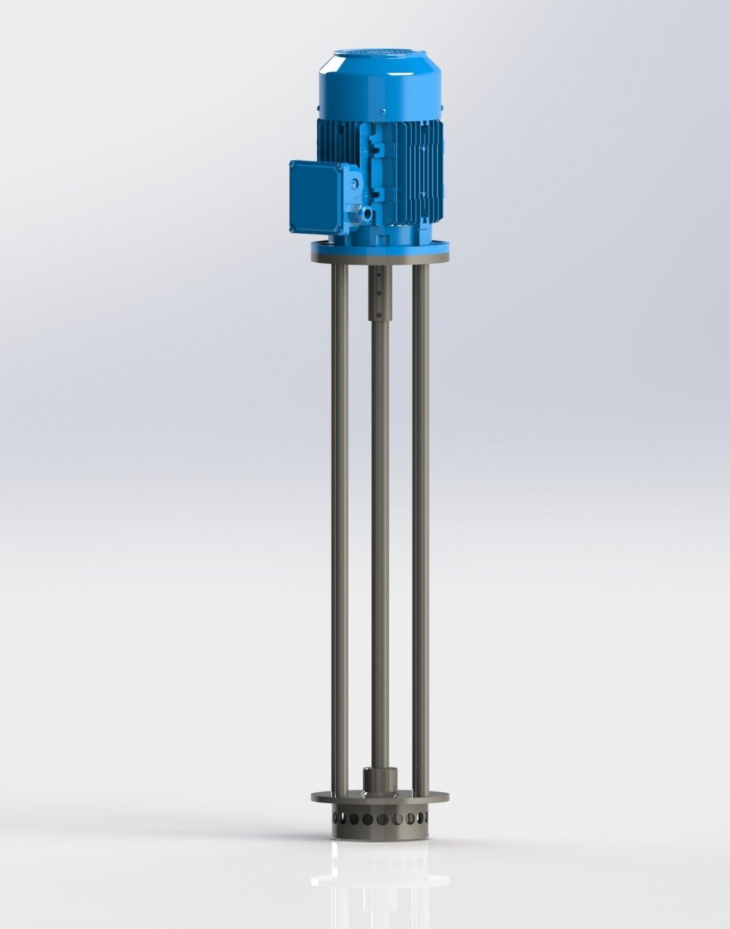 Emulsifier for top entry opening tanks.