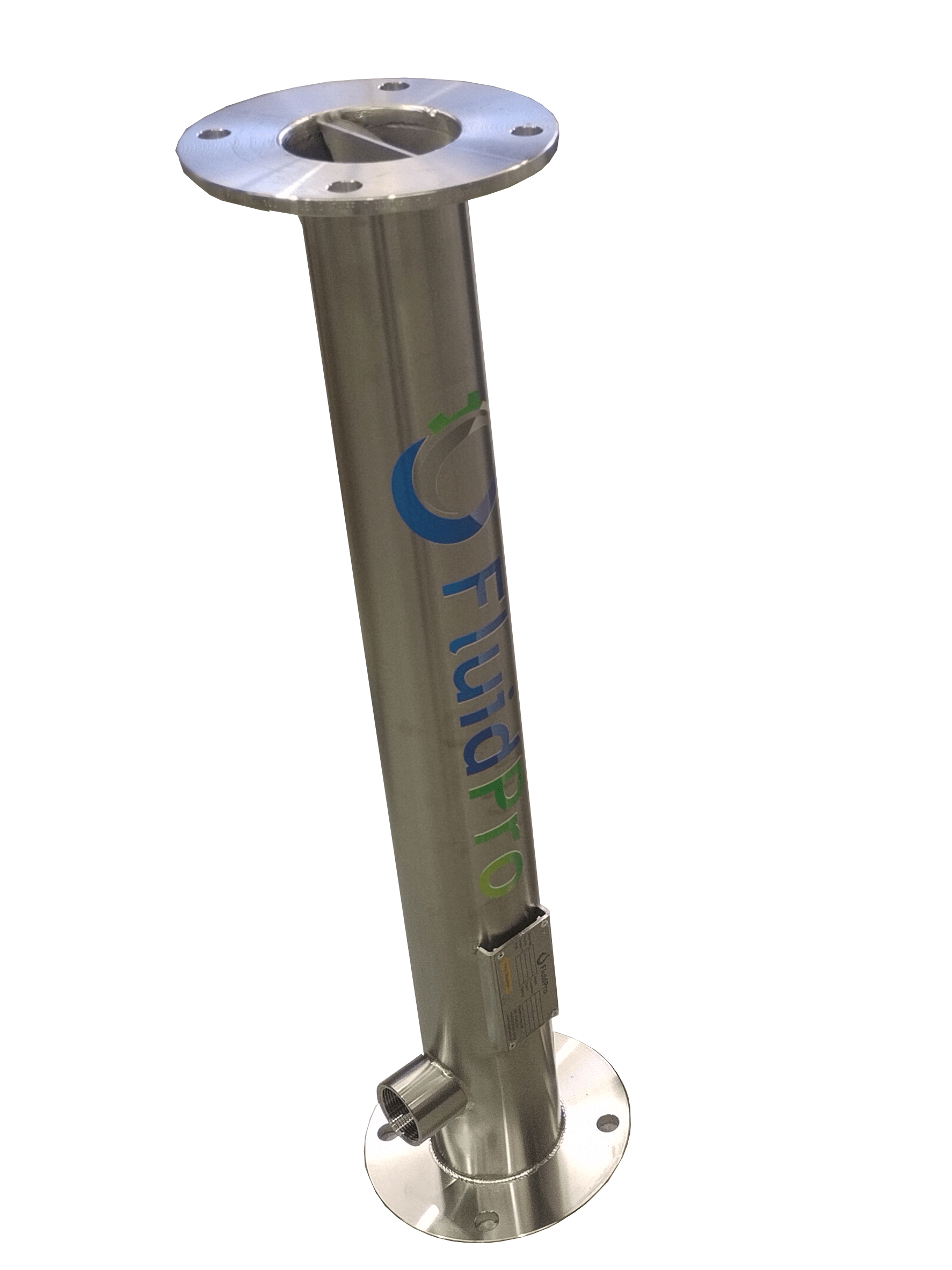 In line static mixers made from metal or plastic with injection port