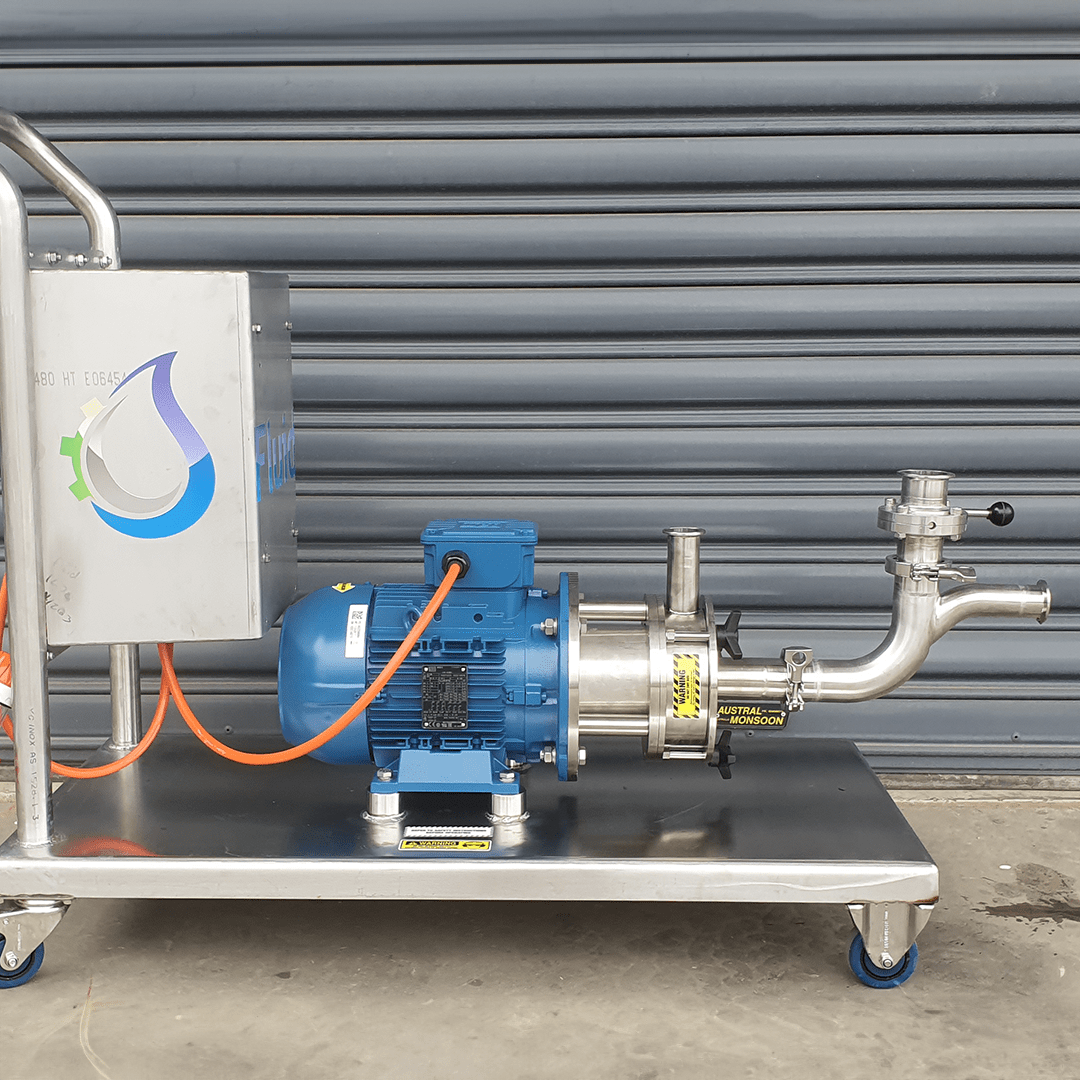 FluidPro emulsifier for chemical blending and food processing applications.