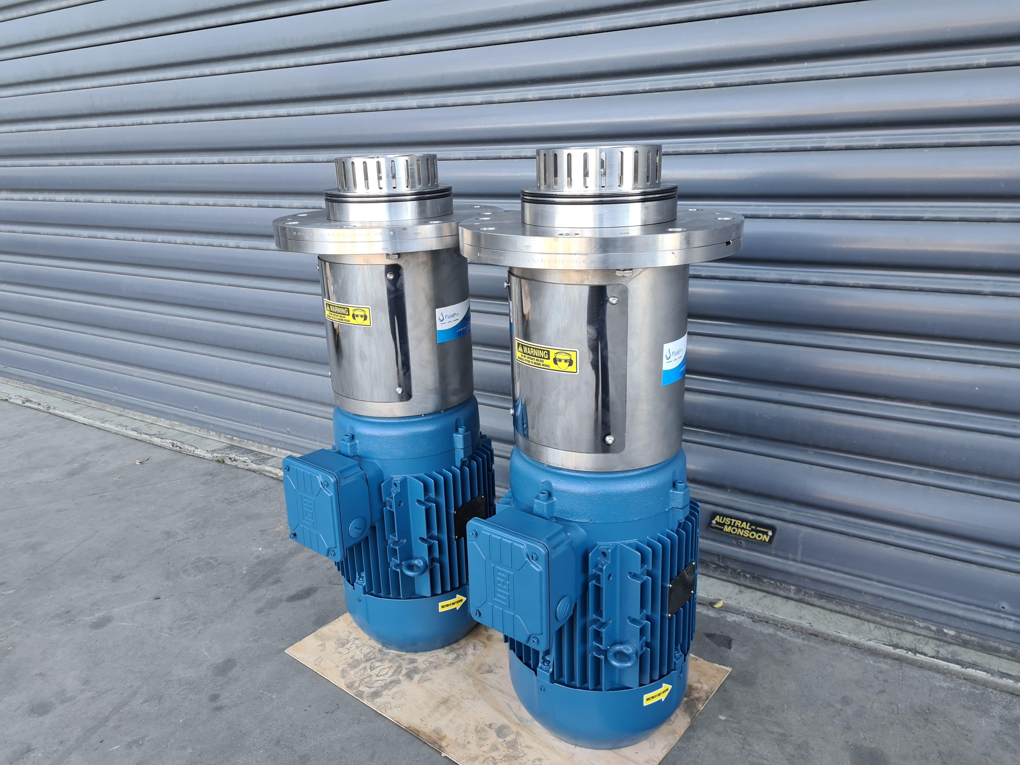 Base entry emulsifiers for bottom entry mixing and blending in your tank.