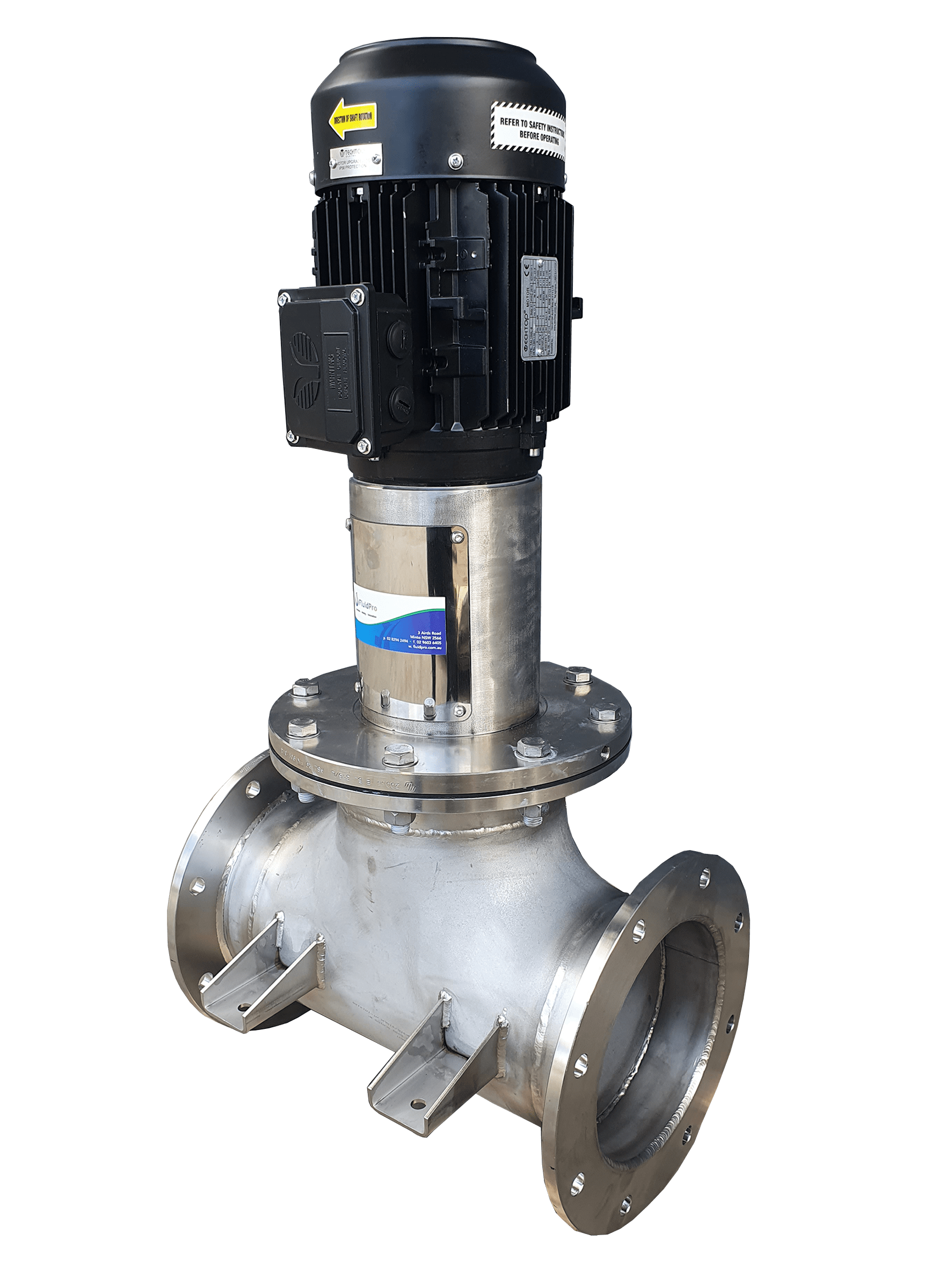 Industrial dynamic mixer for inline pipe applications by FluidPro